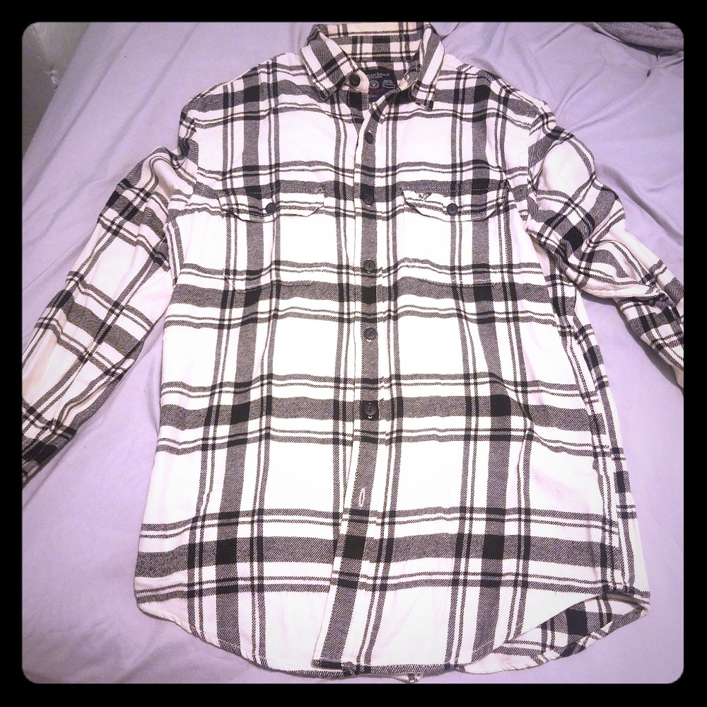 American eagle plaid shirt